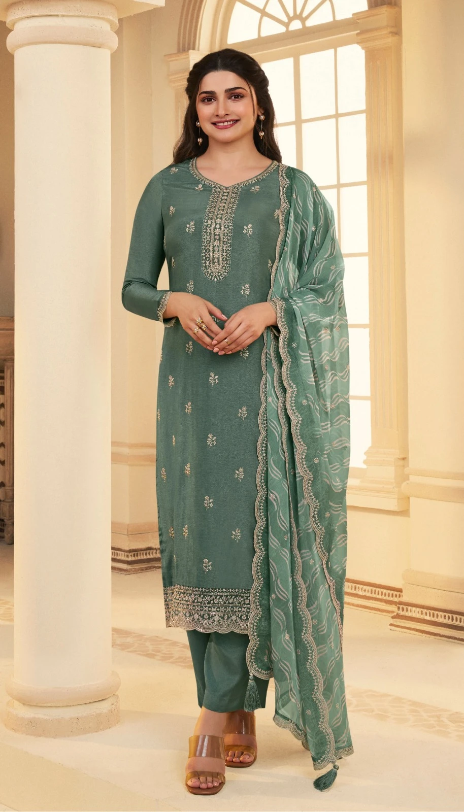 Vinay Kuleesh Shohini Hitlist Silk Wholesale Designer Salwar Suit Catalog — Wholesale Salwar Suits, MPA wholesale from Surat — view 3